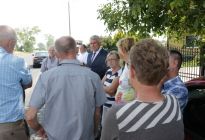 Spotkanie  z mieszkańcami Hrubieszowa, którzy mają obawy, co do zasadności budowy i lokalizacji spalarni śmieci - Hrubieszów 25.07.2016