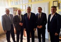 Wizyta w moim biurze poselskim wiceministra zdrowia Krzysztofa Łandy wraz z przedstawicielami służby zdrowia z terenu Zamościa 09.09.2016